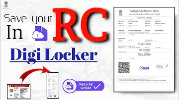 Download (or) Save your Vehicle RC In DigiLocker