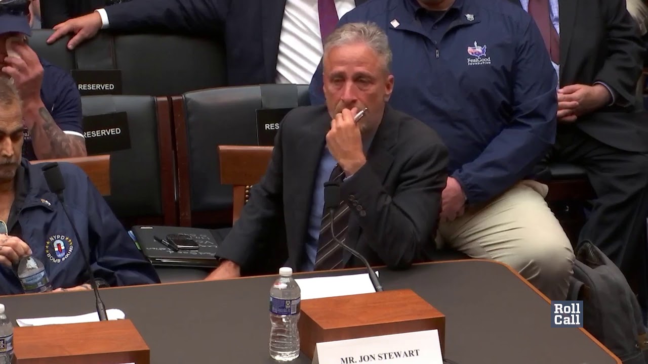 Jon Stewart rips lawmakers for not showing up to 9/11 responders hearing