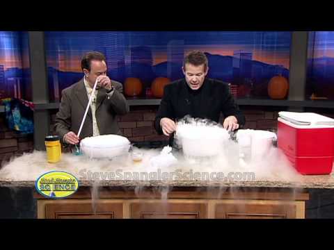 Dry Ice Crystal Bubble - Cool Science Experiment