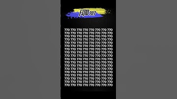 Challenge yourself to FIND 707 in 5sec #pickyourbrain