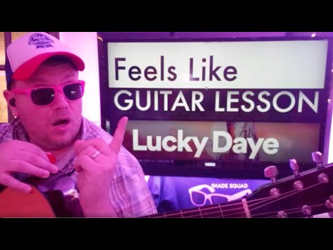 How To Play Feels Like - Lucky Daye Guitar Tutorial (Beginner Lesson!)