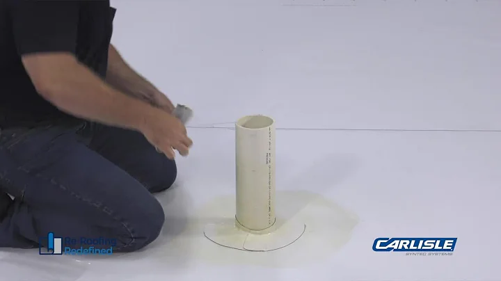 Sure-White EPDM Pressure-Sensitive Accessories on TPO