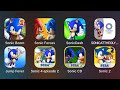 Sonic at Olympic Games 2020 Tokyo,Sonic Jump,Sonic CD,Sonic 2,Sonic Boom,Sonic Forces,Sonic Dash