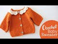 How To Crochet An Easy Baby Cardigan