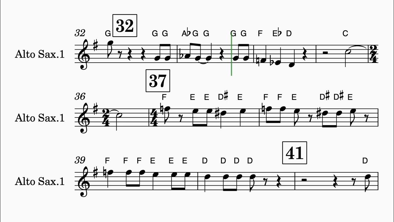 Bohemian Rhapsody Alto Sax 1 YouTube