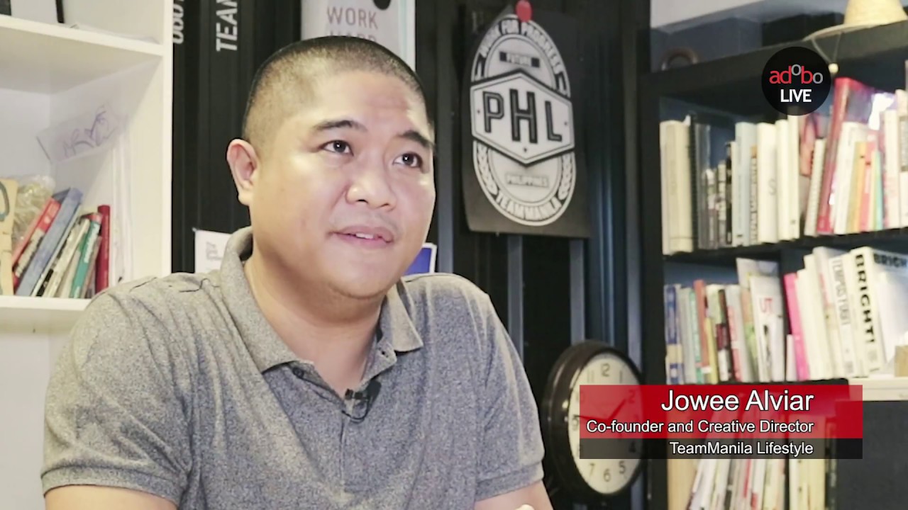 adoboLIVE! Jowee Alviar, Co-founder @ TeamManila on his graphic design collection