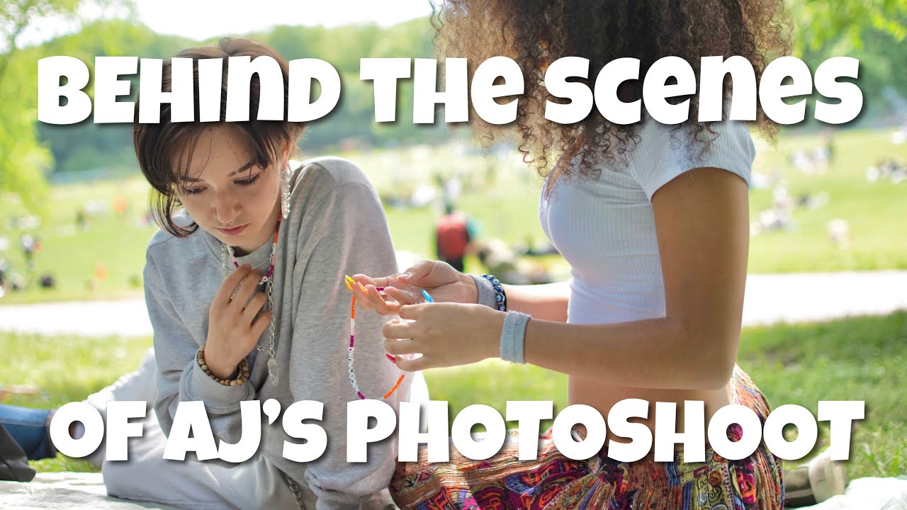 BTS OF AJ'S PHOTOSHOOT