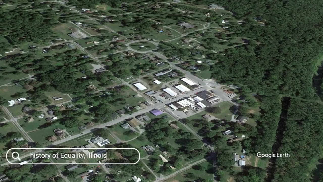 The history of Equality, Illinois