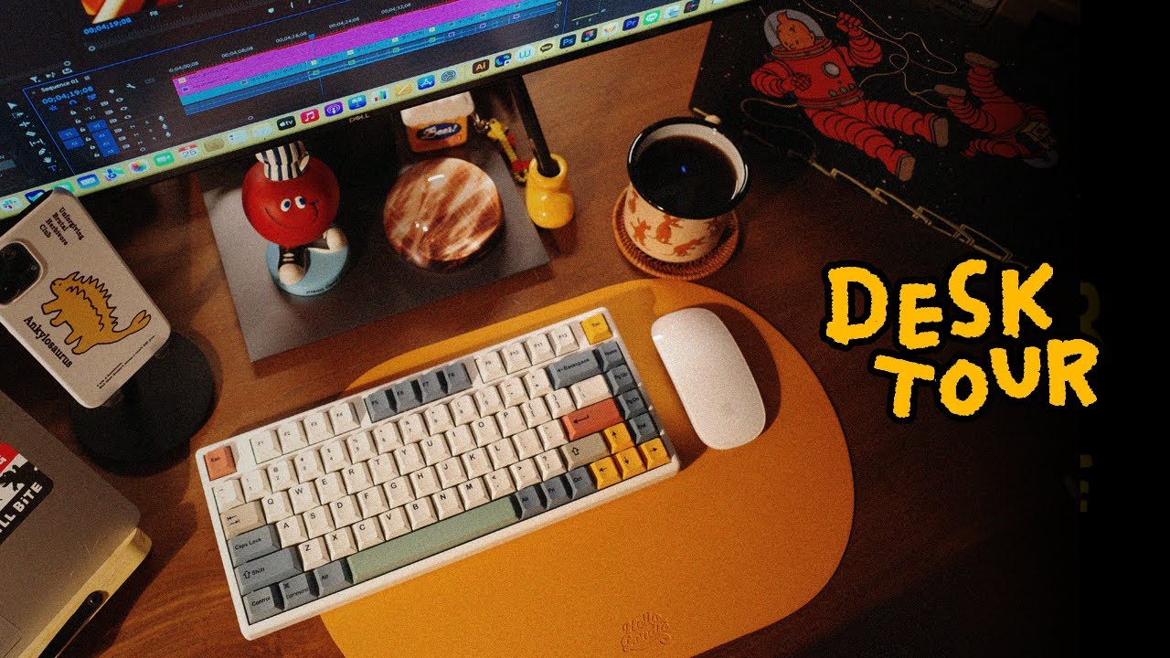 무접점 키보드 자랑하려다 데스크투어 영상까지 🥰 / Desk Tour, Desk terior / 맥시멀리스트의 데스크 셋업