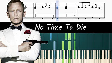 Billie Eilish - No Time To Die (Bond Theme) - ACCURATE Piano Tutorial