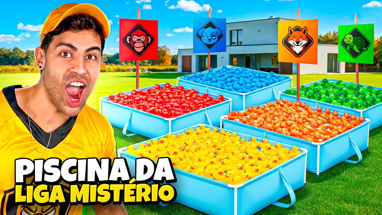 FIZ AS PISCINAS DA LIGA MISTÉRIO EXTREMA *eles gostaram?