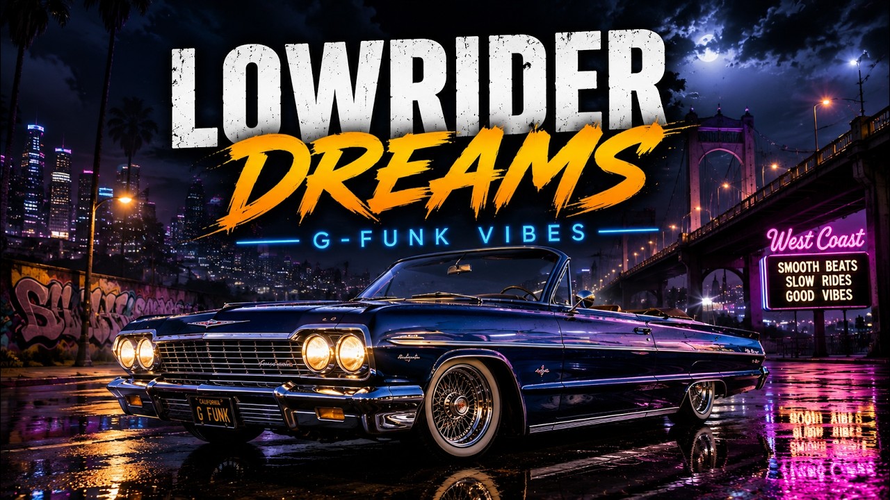 🌴 LOWRIDER PARADISE 🌆 G-FUNK R&B | CRUISING THROUGH THE NIGHT