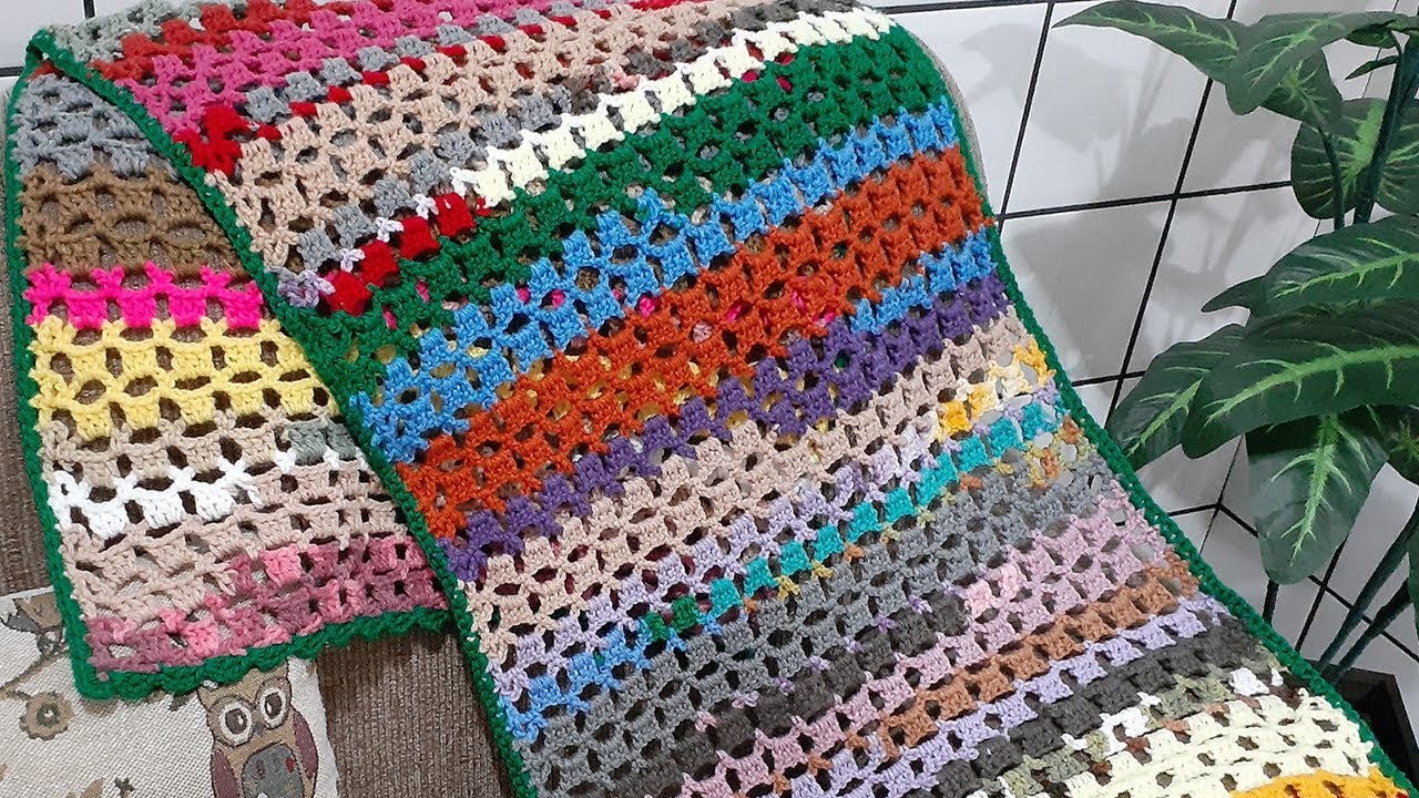 MANTA EM CROCHÊ | Passo a Passo - YouTube