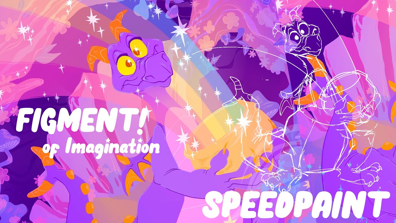 Figment  - Original Journey into Imagination SpeedPaint
