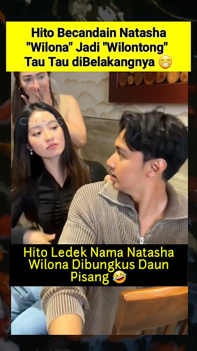 Kaget Hito Becandain Natasha Wilona Tau Tau Dibelakang #natashawilona #hitocaesar #felicyaangelista