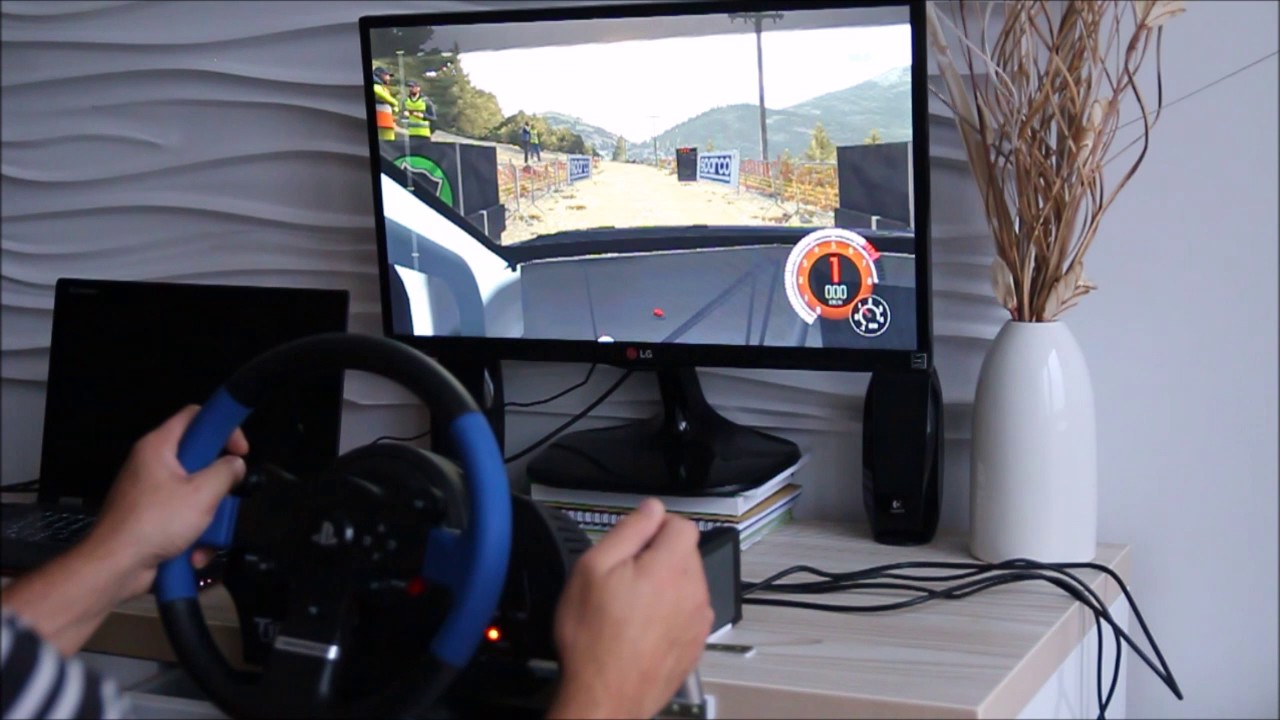 Handbrake for my Thrustmaster t150 Dirt Rally Onboard Test YouTube