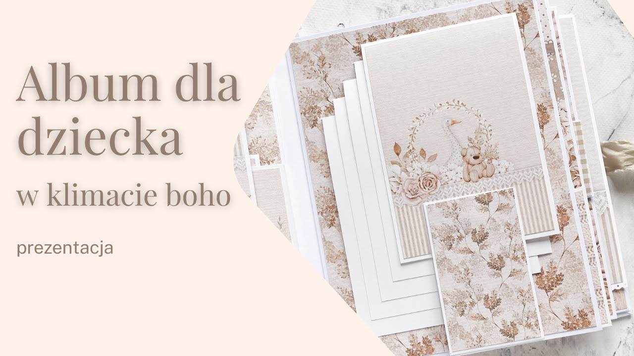 Album dla dziecka, czyli album ręcznie robiony jako prezent na urodziny