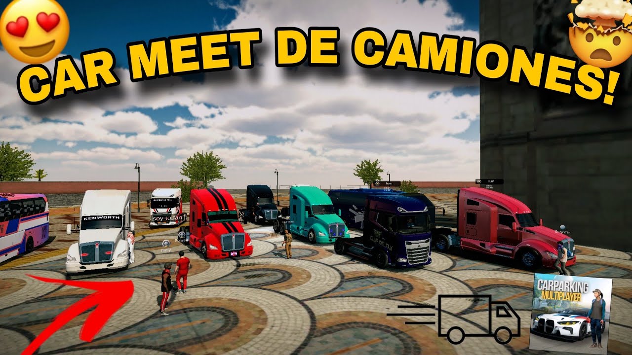 Organice un Car Meet de camiones en Car Parking Multiplayer y es impactante 🤯😍