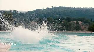 2 Young Girls Jumping Into The Pool In Extreme Slowmotion High Res Stock Video Footage Getty Image