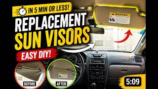 How to Replace Sun Visors on a 2008 Hyundai Sonata | Easy DIY Fix