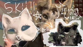 Skinning My Old Therian Mask For 5K Its Just Felt Dw