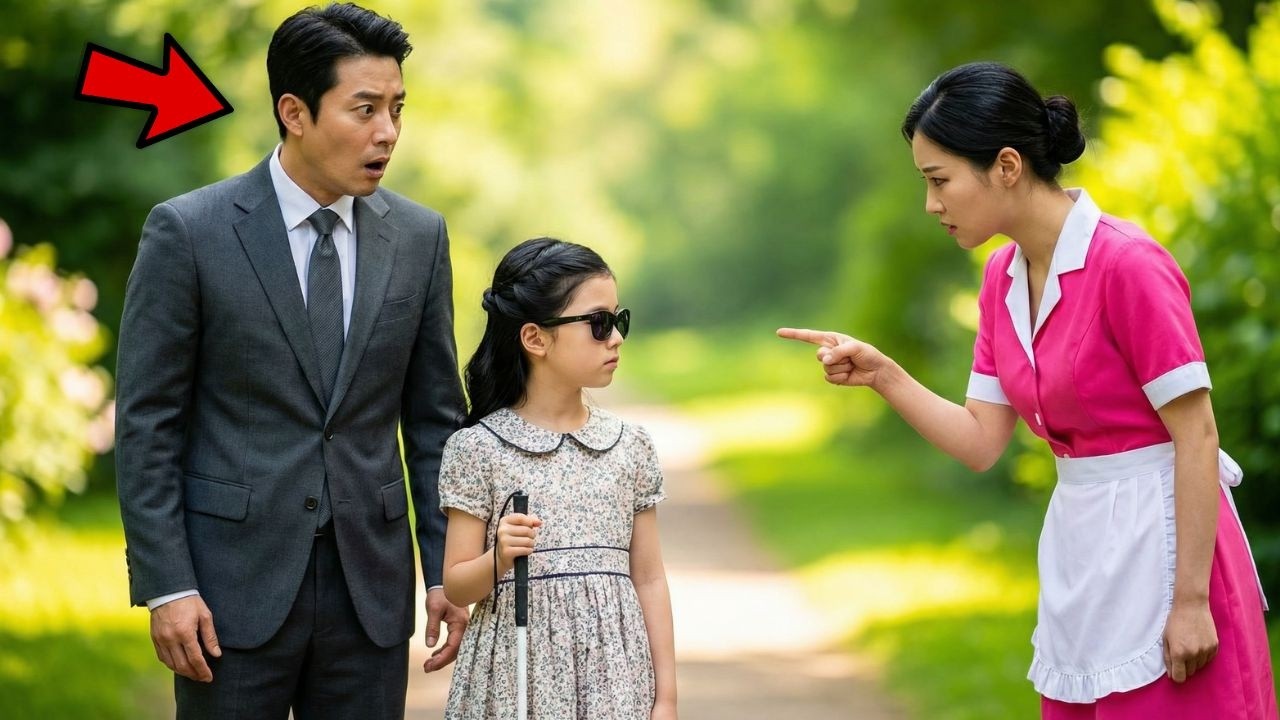 “Sua filha podia ver, mas sua noiva a impede”, disse a empregada ao CEO frio | DRAMA COREANO