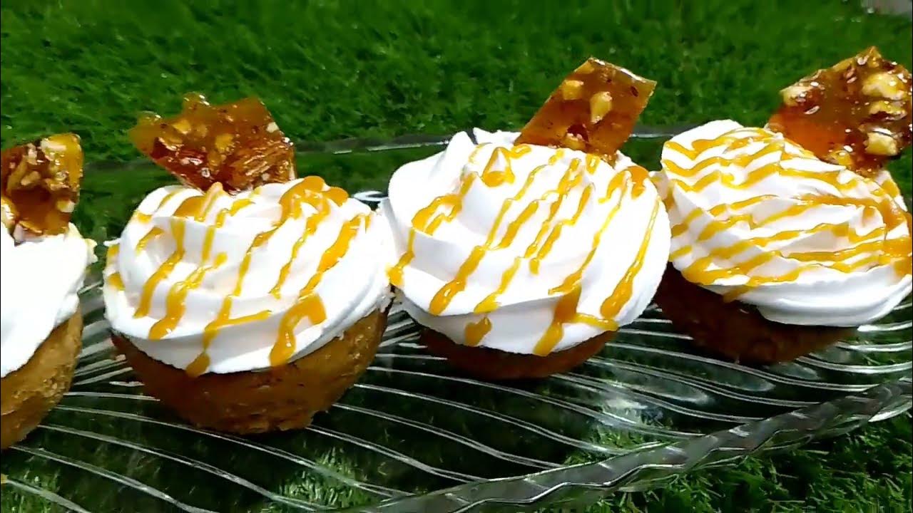 Center filled Vanilla cupcakes(no butter,no oven, no cupcake mold,no