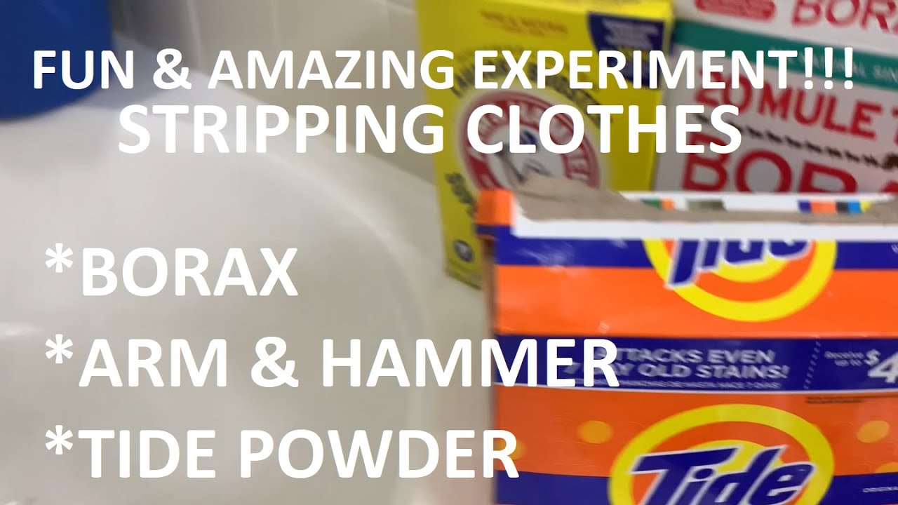 DIY STRIPPING CLOTHES UNBELIEVABLE BORAX ARM HAMMER AND TIDE MIX diy-stripping-clothes-unbelievable-borax-arm-hammer-and-tide-mix