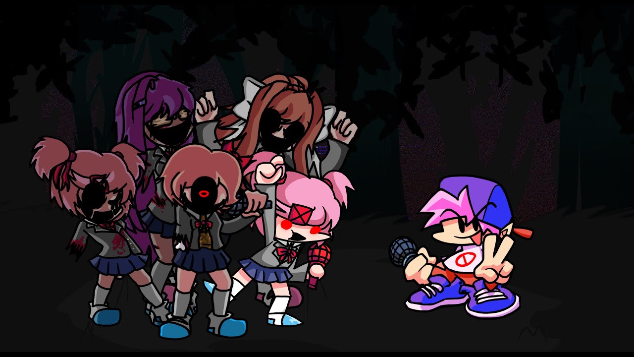 Quadruple Quarrel, but Monika.exe and co. sing it