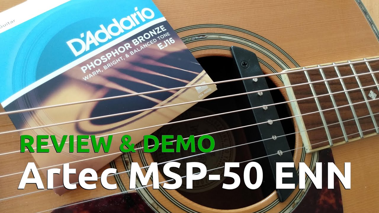 Review Artec MSP-50 ENN (Washburn WD-42S, D'Addario Phosphor Bronze)