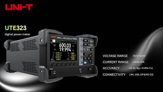 UNI-T Spotlight: UTE323 Power Meter, 300 kHz & Harmonics to the 50th Order