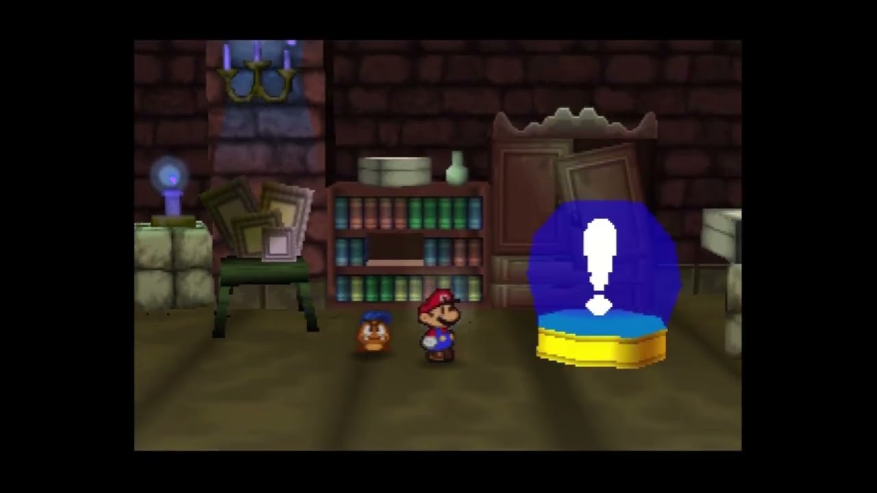 Let's Play Paper Mario Part 24 - Boos Mansion (Video But Not Audio Treeze At The End)