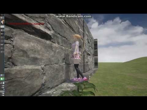 blender/UnrealEngine4　女子・戦闘機に乗る