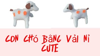 Top 7 cách làm con cho bằng vải nỉ mới nhất năm 2022