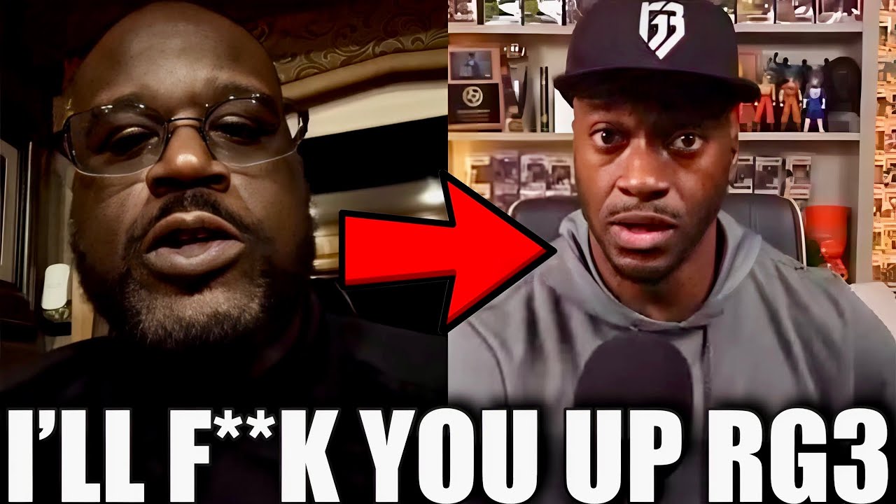⁣‘I’ll Punch You In The F** FACE!’ Shaq Addresses RG3 LIVE With Threats Over Angel Reese BEEF