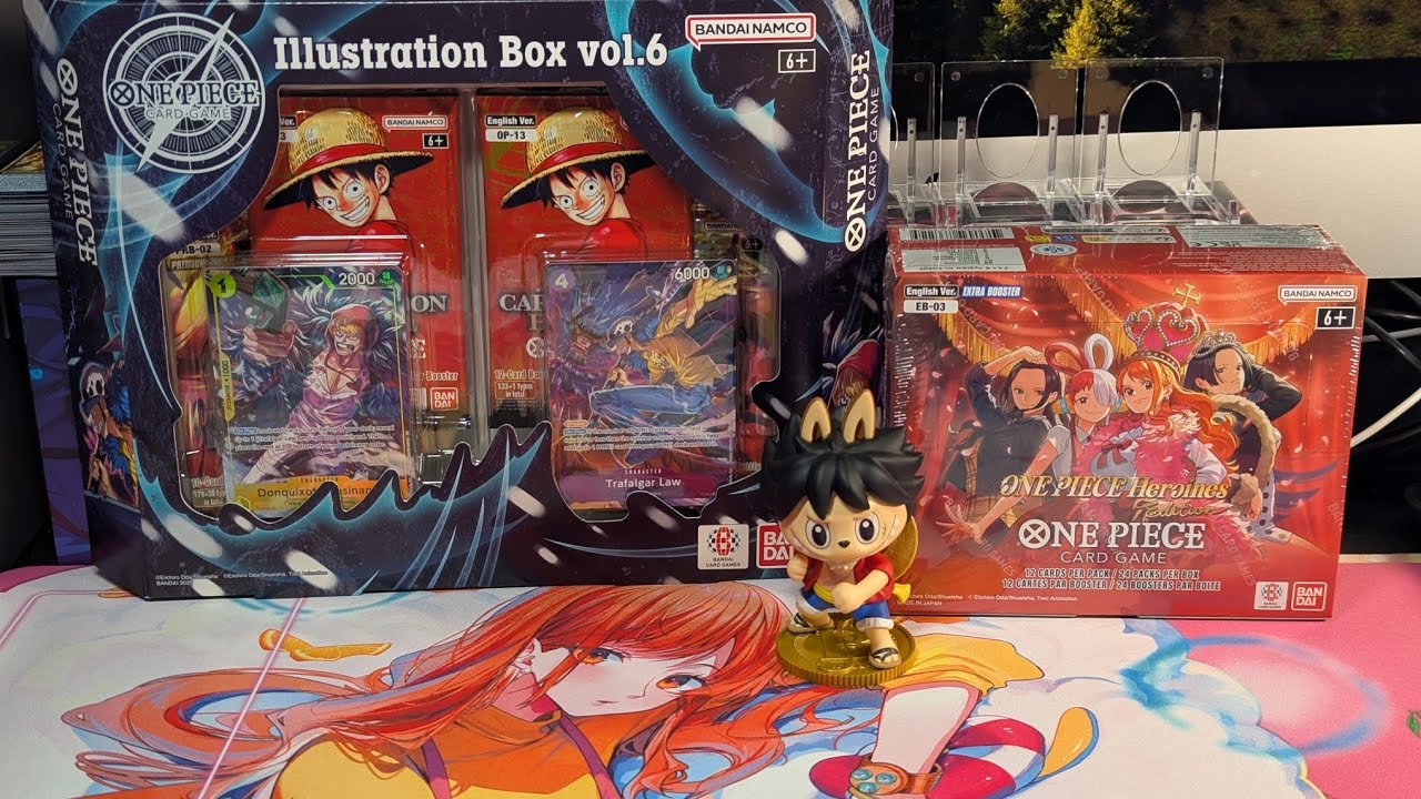 Let's rip another One Piece EB-03 Heroines Edition Booster box and an Illustration Box Vol. 6!!!