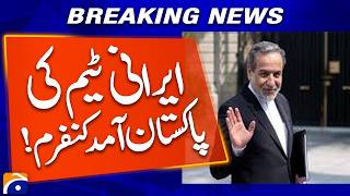 Breaking News Today : Iranian Delegation Arrives in Pakistan | Araghchi Leads Visit