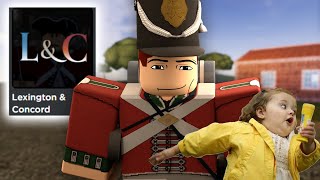 Beating Kids In War On *NEW* Roblox Game (Lexington & Concord)