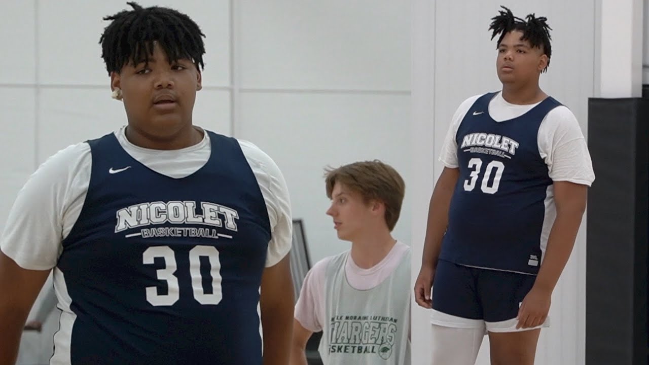 LET THE BIG DOG EAT! 6'10 330 Pound Junior Miles Graham!