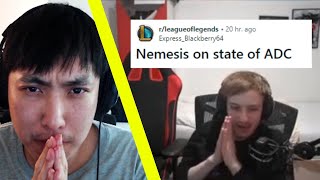 Support is a BROKEN ROLE? Doublelift Reacts to Nemesis' Thoughts on ADC