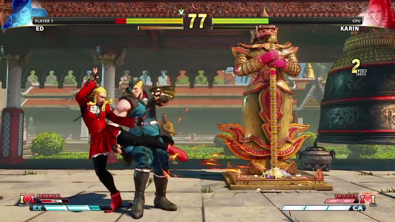 STREET FIGHTER V ED vs Karin