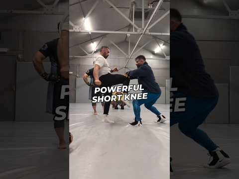 Powerful Short Knee in MMA! #legiongrappling #mma #coachkhalidismailmma