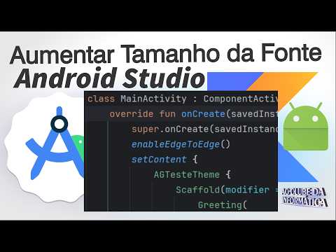 How to Increase Font Size in Android Studio