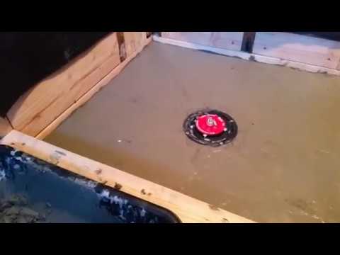How to build shower pan base - YouTube