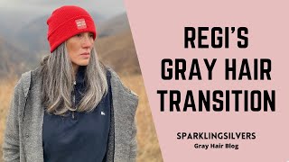 Pixie to Long Gray Hair REGI S GRAY HAIR TRANSITION STORY