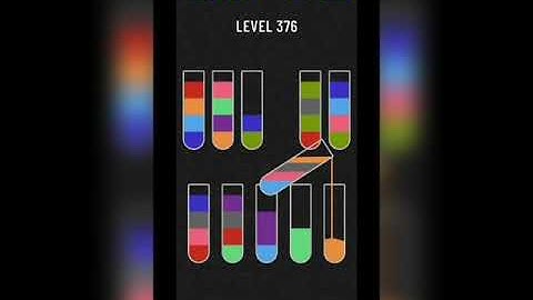 Water sort puzzle level 376