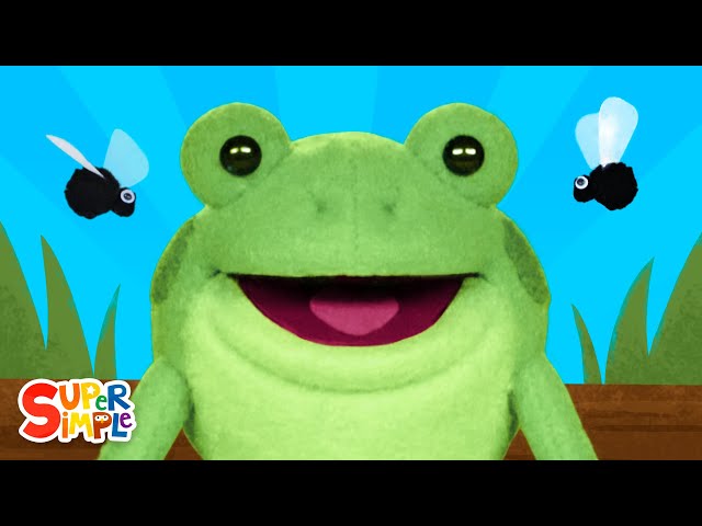 Five Little Speckled Frogs featuring The Super Simple Puppets