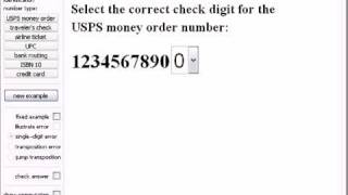 Check Digit Schemes