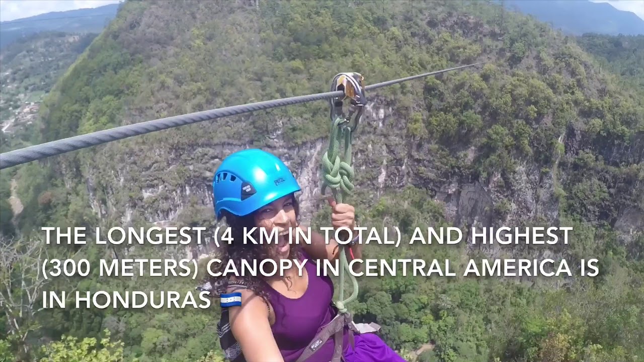 The longest and highest canopy/zipline in Central America is in Lempira