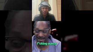 Chief Keef tells Snoop dogg how much he he smokes a day 😳 #chiefkeef #snoopdogg #short #shorts